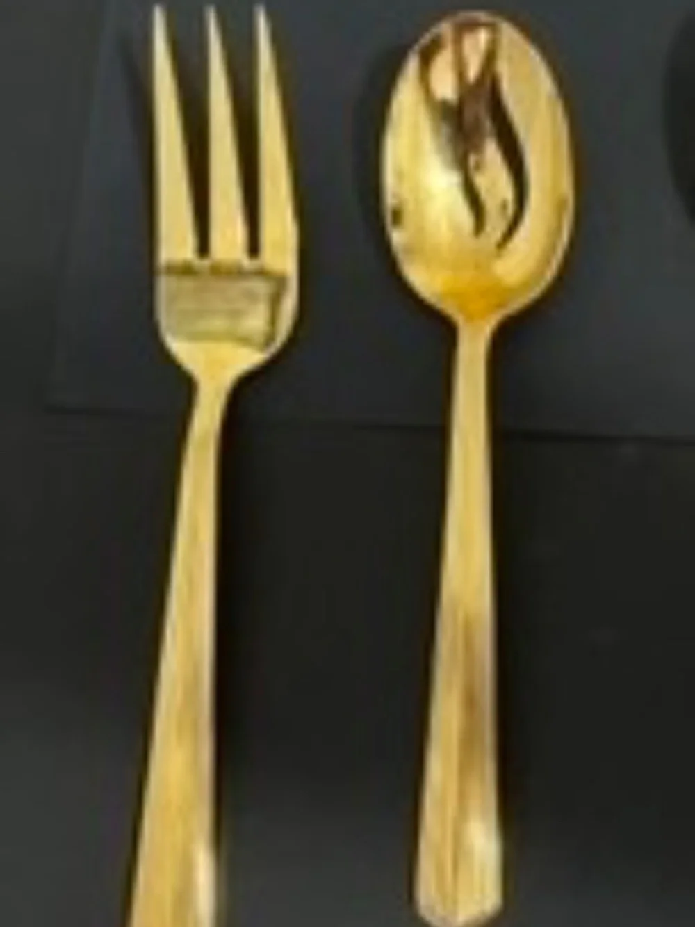 VINTAGE GOLD PLATED FLATWARE